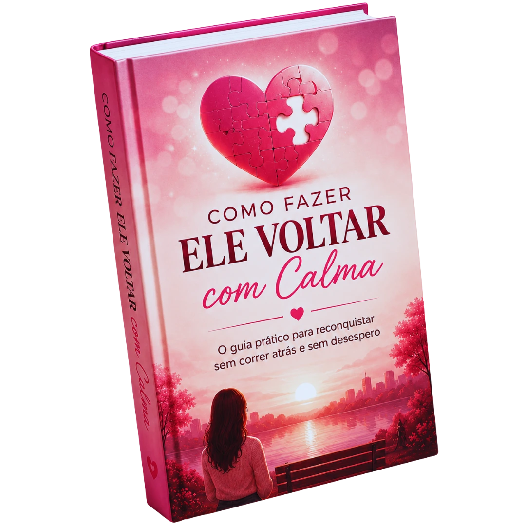 Capa do ebook Como Fazer Ele Voltar com Calma
